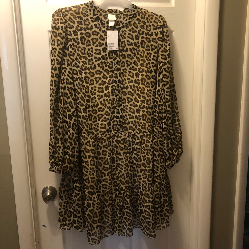 New with tag H&M Leopard print dress